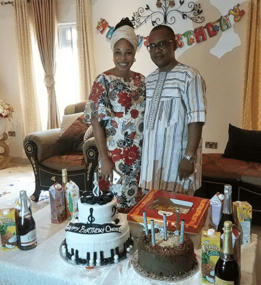 Tope Alabi throws surprise birthday party for her husband