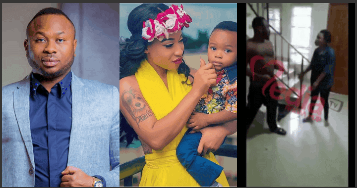 Olakunle Churchill accuses Tonto Dikeh of depriving him of their son, King