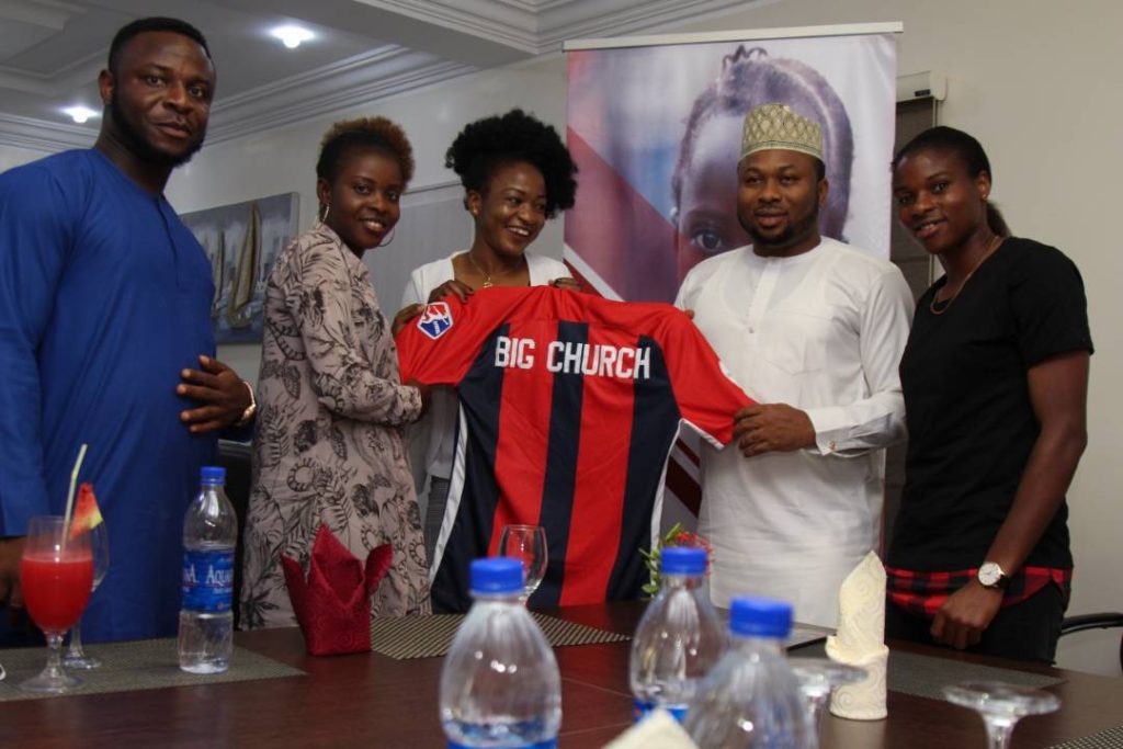 Olakunle Churchill signs Super Falcons players as foundation ambassadors 