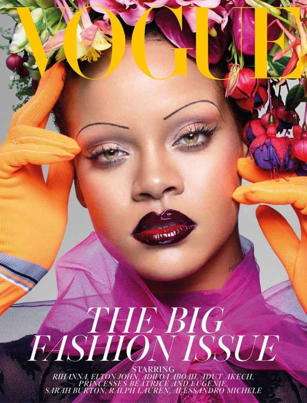 Rihanna makes history as she covers British Vogue magazine September edition