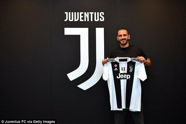 Bonucci rejoins Juventus just one year after leaving for AC Milan 